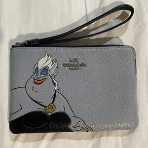 Coach x Disney Ursula Corner Zip Wristlet (Limited Edition)